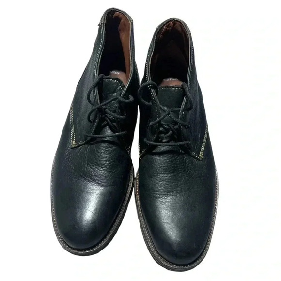 Johnston & Murphy Copeland Chukka Casual Boot Black Tumbled Full Grain - Picture 2 of 9